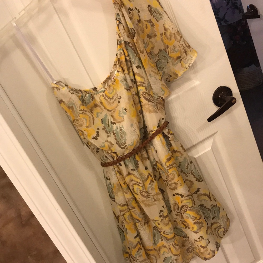 Off the shoulder mini dress